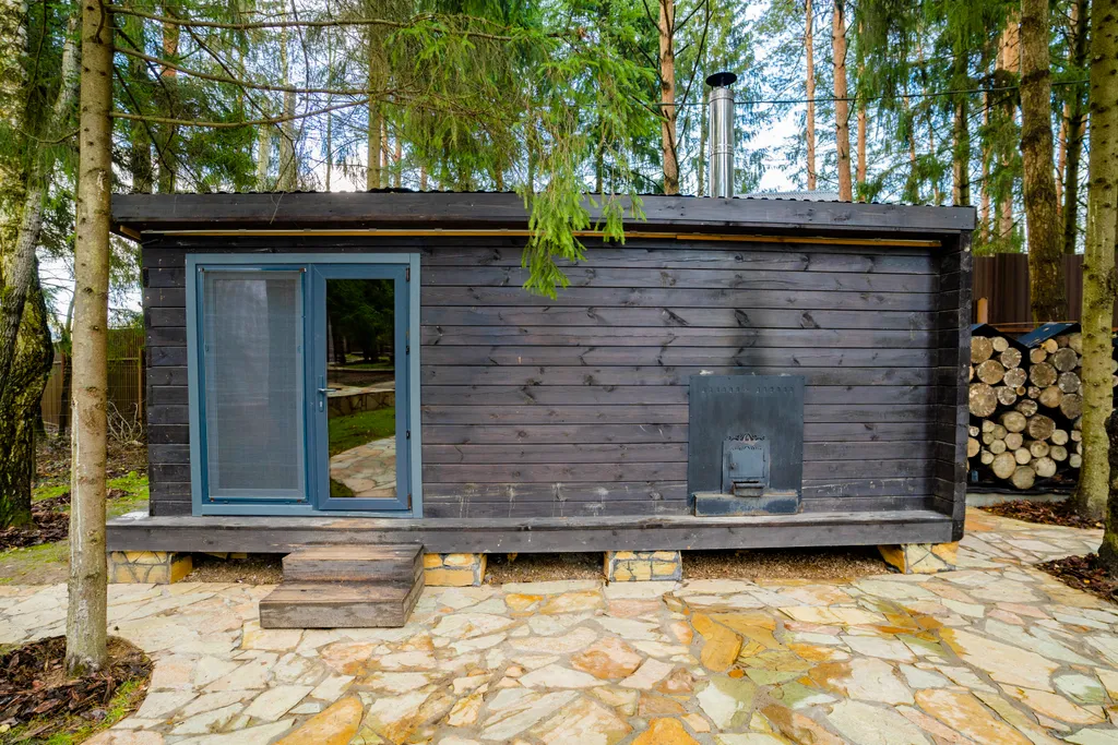 Дом-купольный в сосновом лесу для двоих