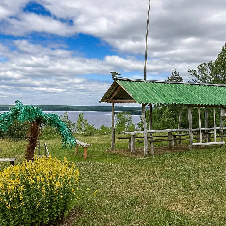 Сказочный домик в деревне