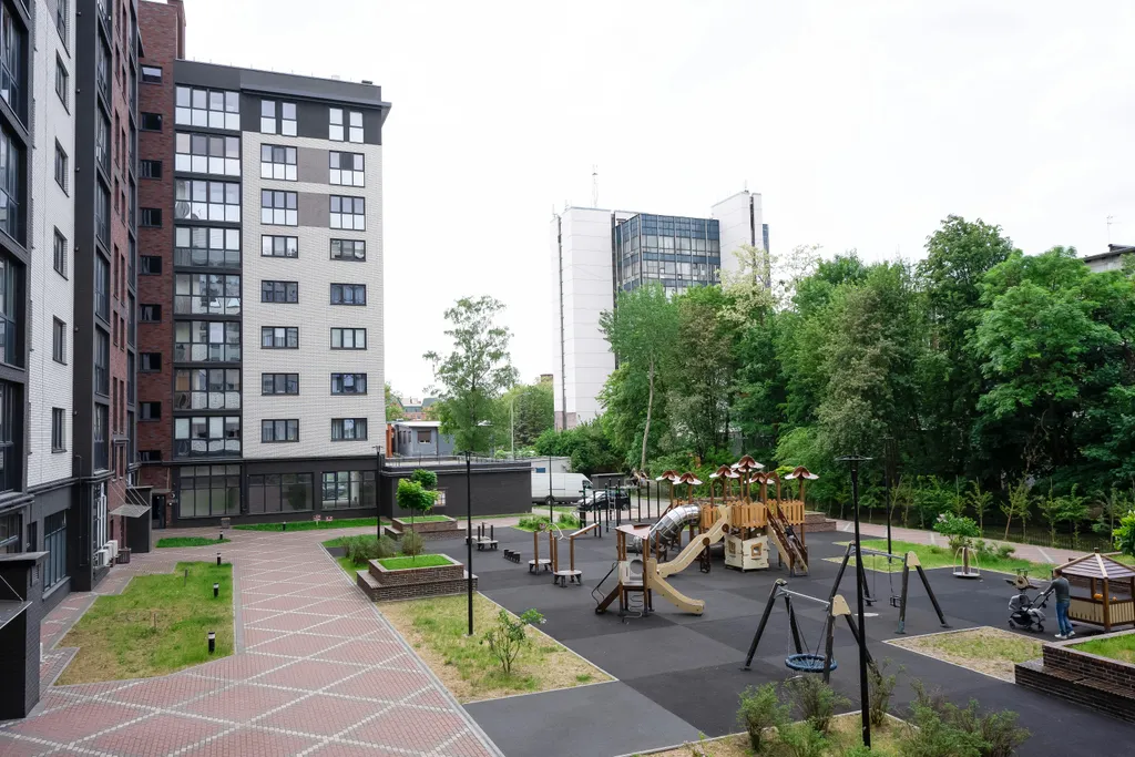 Квартира Квартира Стильная студия Тёмно-синяя в центре — Калининград