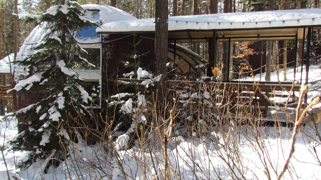 Коттедж Купольный дом в заповедном лесу — Архыз