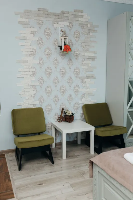 Двухместные номера с уникальным дизайнерским решением.