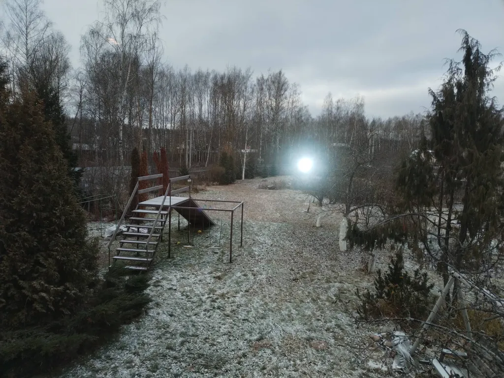 Большой коттедж в лесу