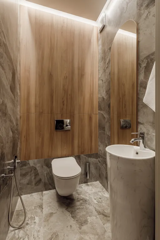 Дизайнерский трёхэтажный дом недалёко от моря