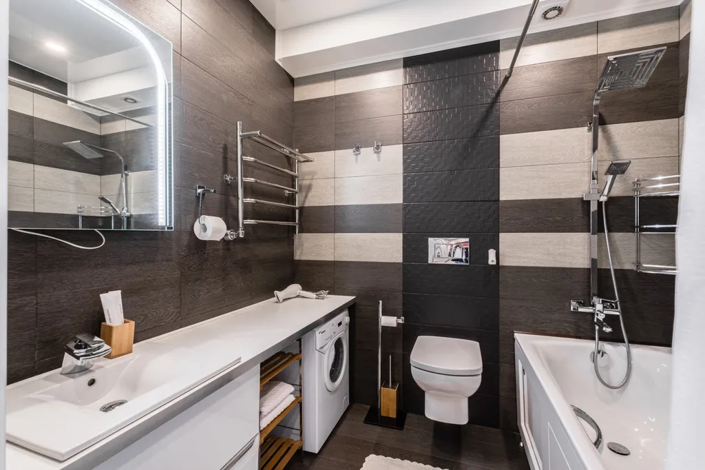 Элегантная квартира со стильной мебелью и уютной обстановкой