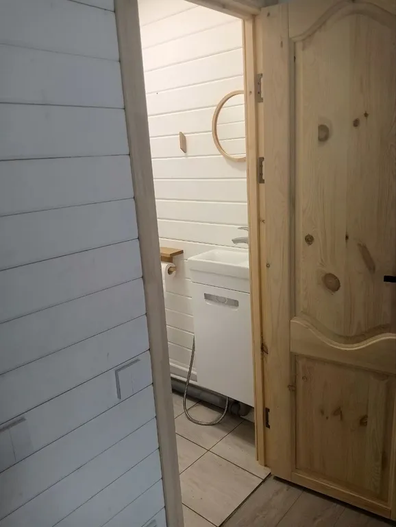 Дом с сауной и камином у леса в Карелии