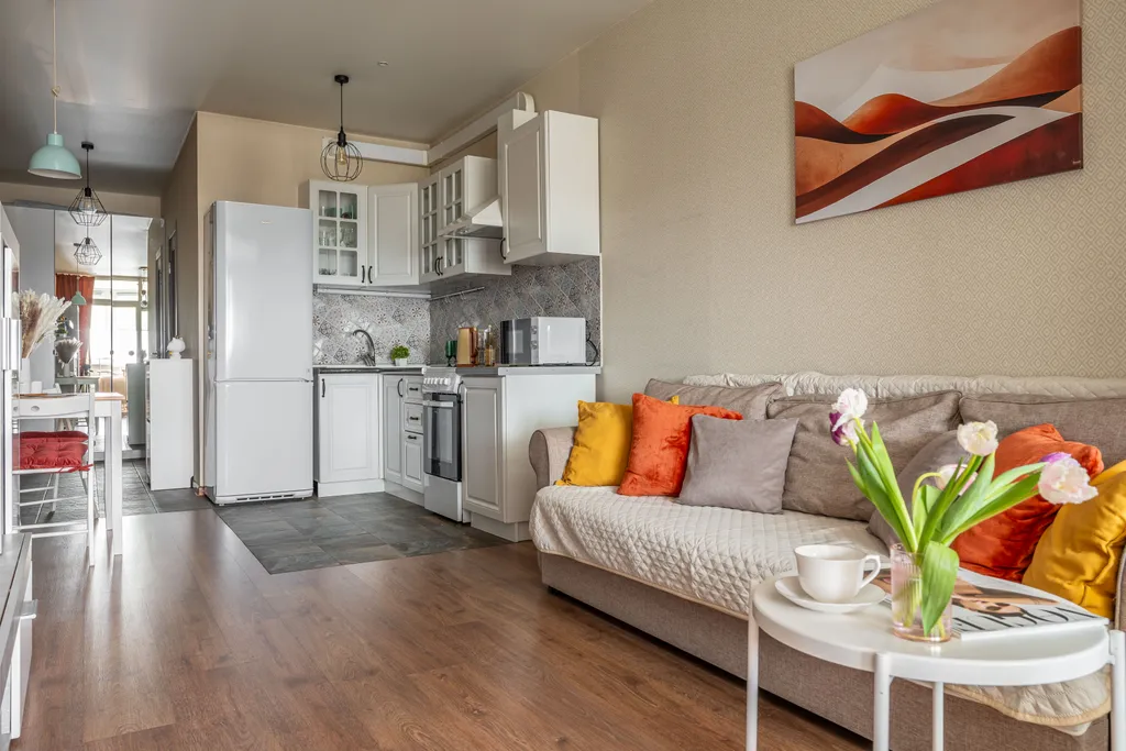 Студия с душой и видом на Дон из окна спальни