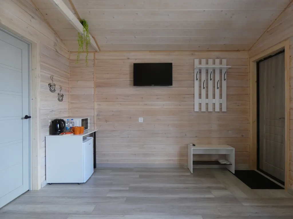 Уютный четырёхместный Домик с отдельными кроватями