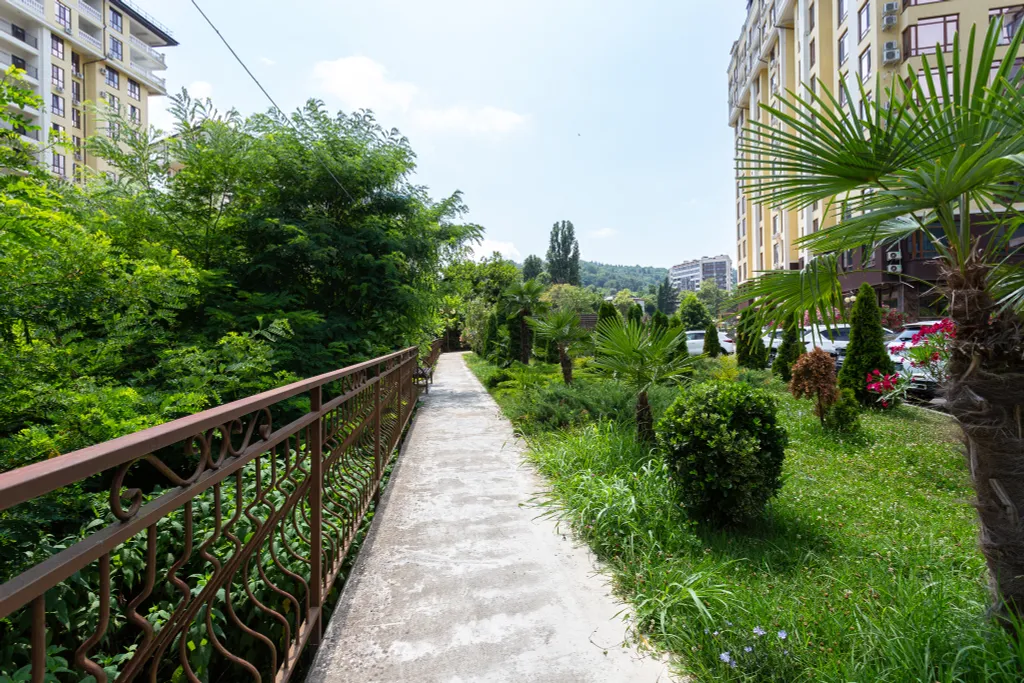 Стильная студия Кватро 152 с террасой и кофемашиной