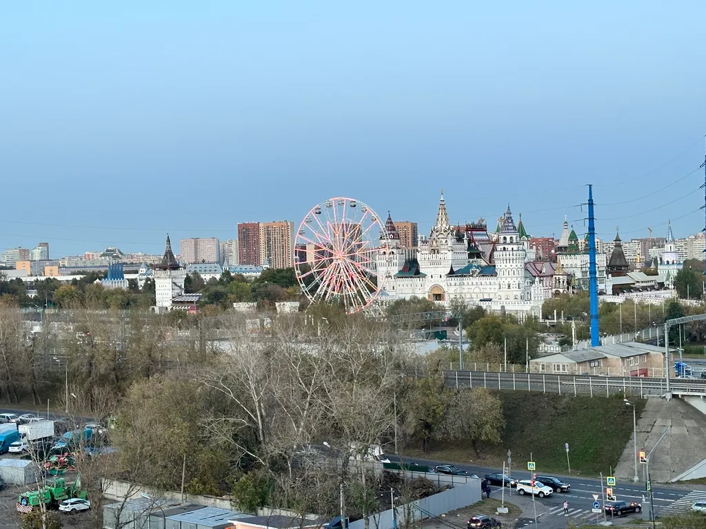 Квартира Квартира Уютная студия с видом на город и измайловский кремль — Москва