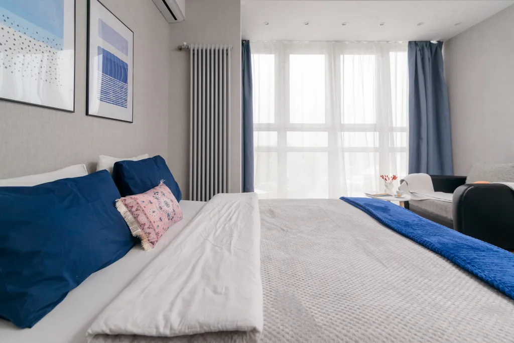 Уютная квартира с панорамными окнами