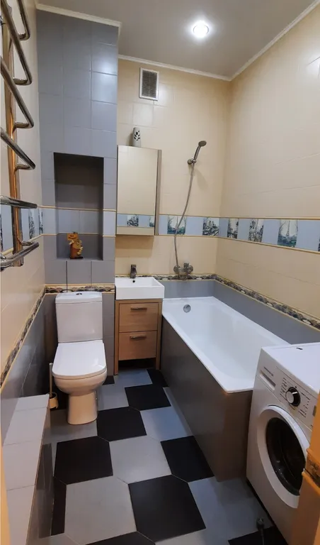 Квартира студия с дизайнерским ремонтом