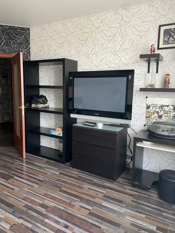 Уютная квартира около Лахта-центра с детской кроватью