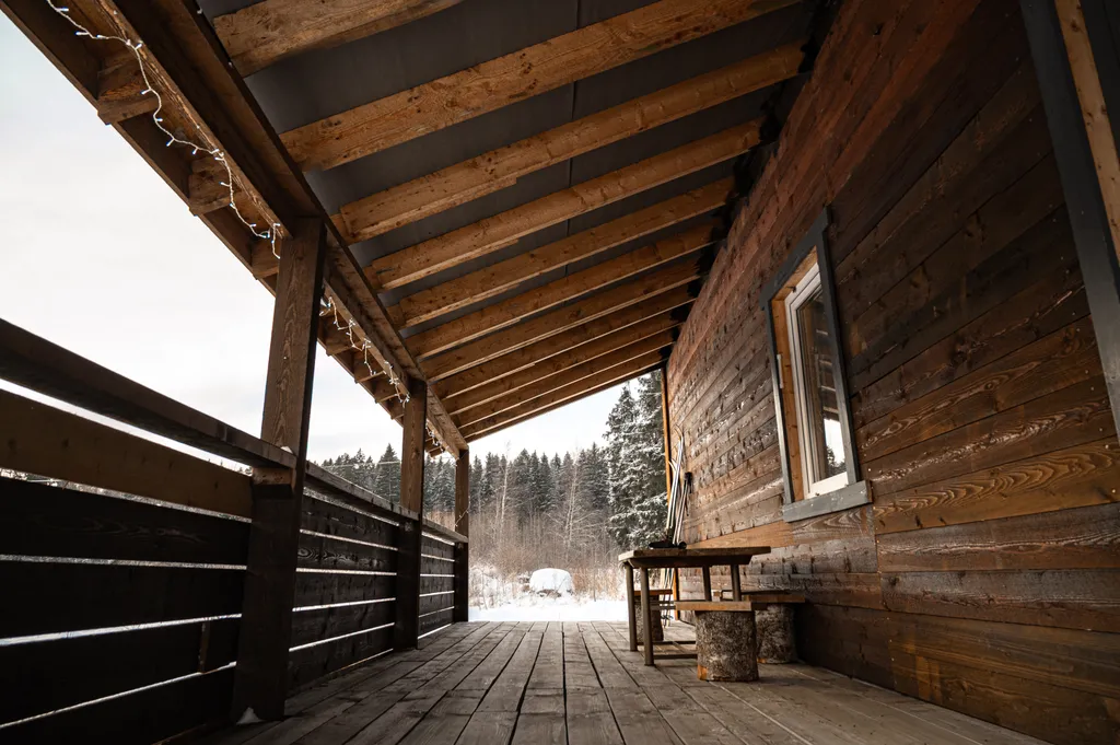 Загородный дом в лесу на Финском заливе