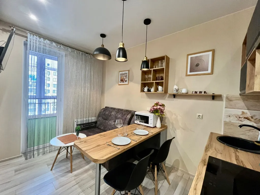 Квартира Уютная чистая 1к квартира с отличным ремоном — Анапа