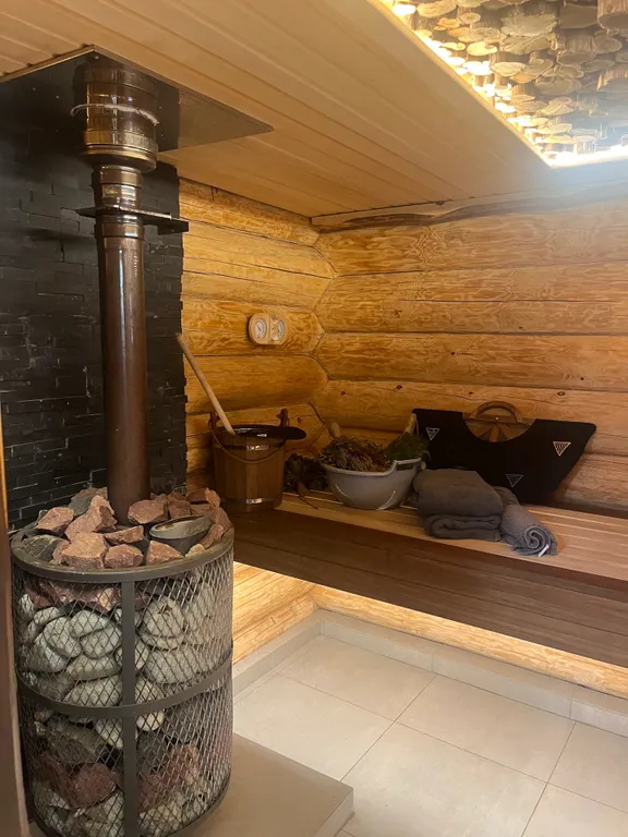 Банный комплекс, баня на дровах