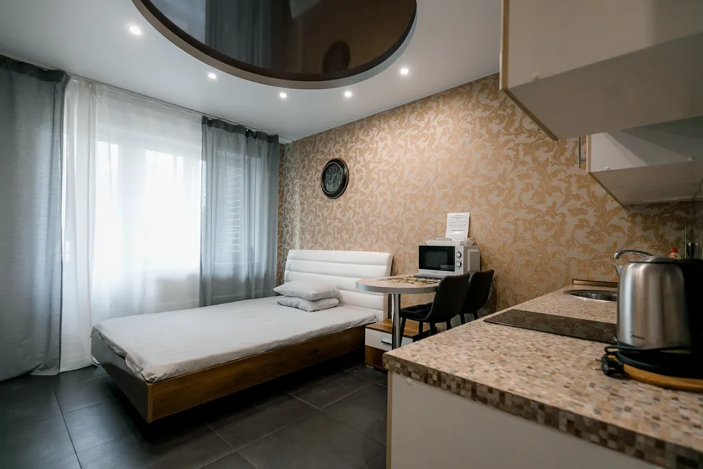 Квартира Удобная студия рядом с ИМР имени Цыба — аренда посуточно в Обнинск