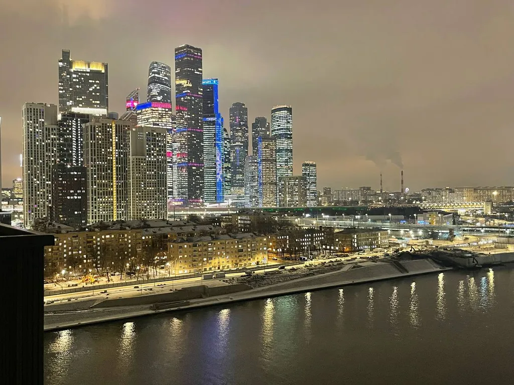 Квартира Квартира Студия с видом на Москва сити и набережную Москва реки — Москва