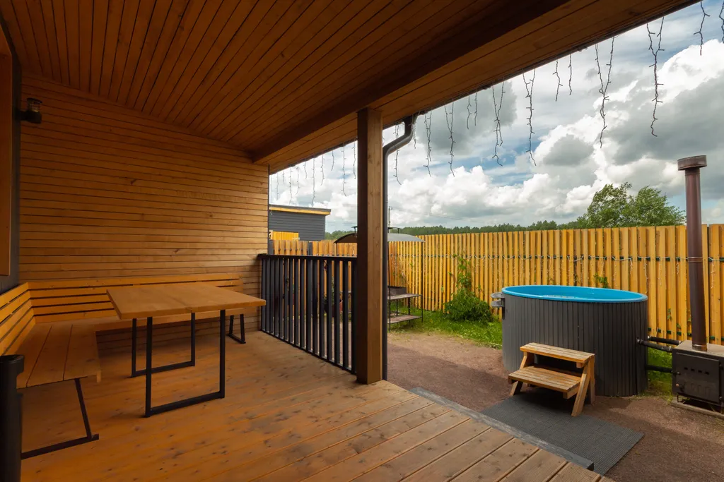 Коттедж с купелью