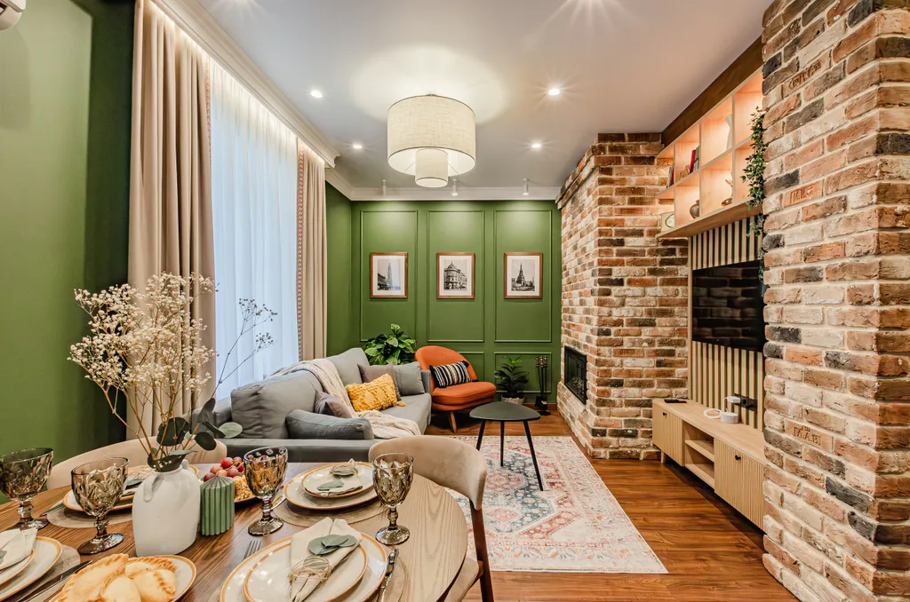 Атмосферная квартира с 2 спальнями в тихом центре города