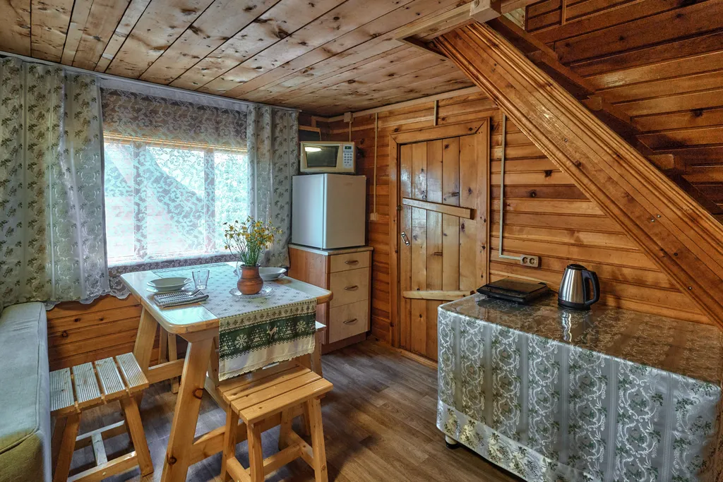 Летний домик из кедра с баней