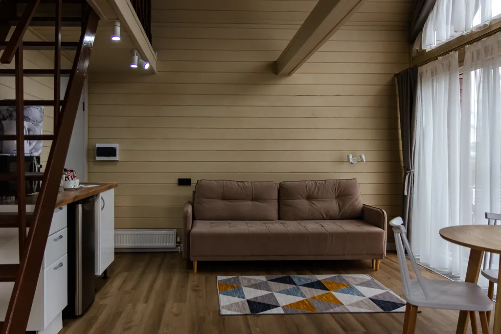 Четырёхместный барнхаус с видом на море