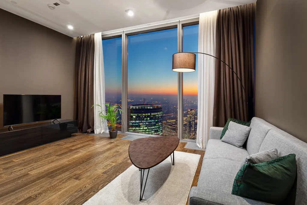 Двухуровневый апарт в Москве Сити