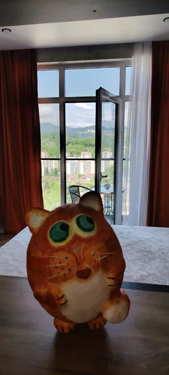 Студия с видом на горы