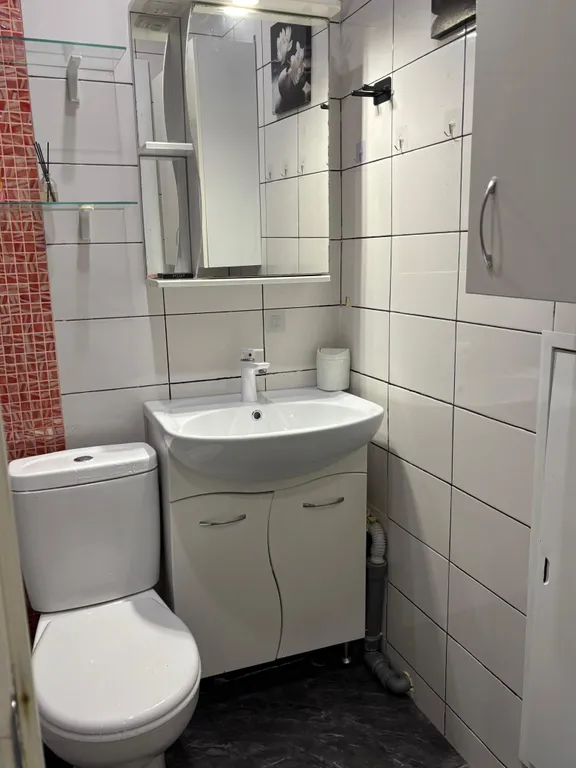 Квартира Квартира Однушка с балконом с видом на море — Сочи