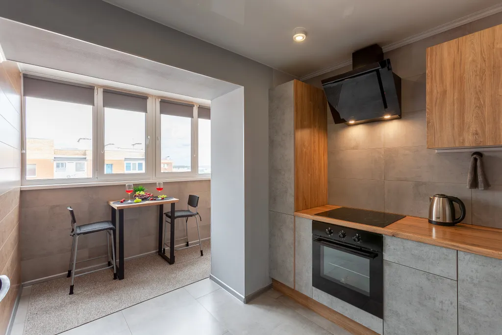 Квартира Квартира Уютная стильная студия — Самара