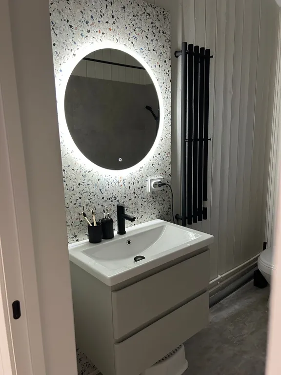 Уютный дом в стиле барнхаус с баней - купелью фурако