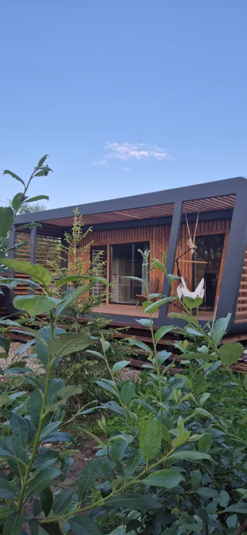 Мини-дом с баней и чаном