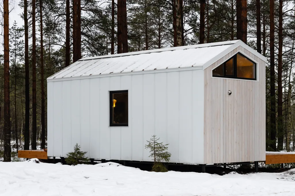 Прекрасный белый домик в Раздолье