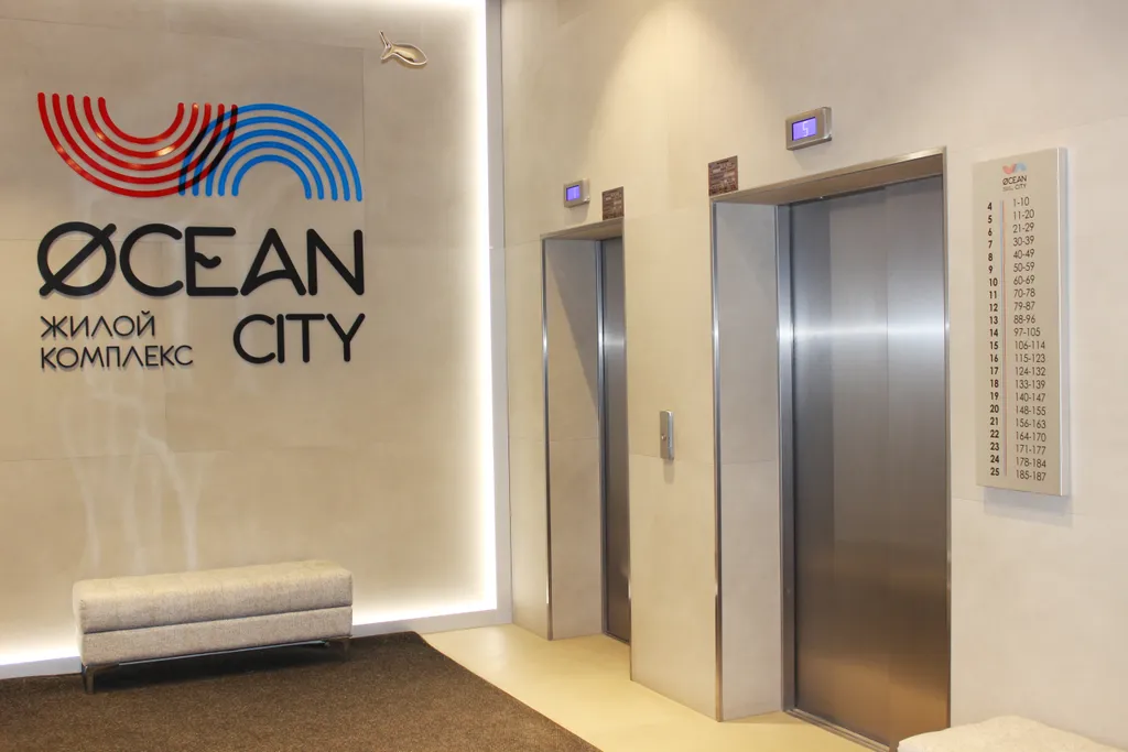 Апартамент с видом на город с высоты 24 этажа