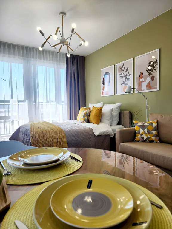 Новая студия с шикарным видом на Ангару