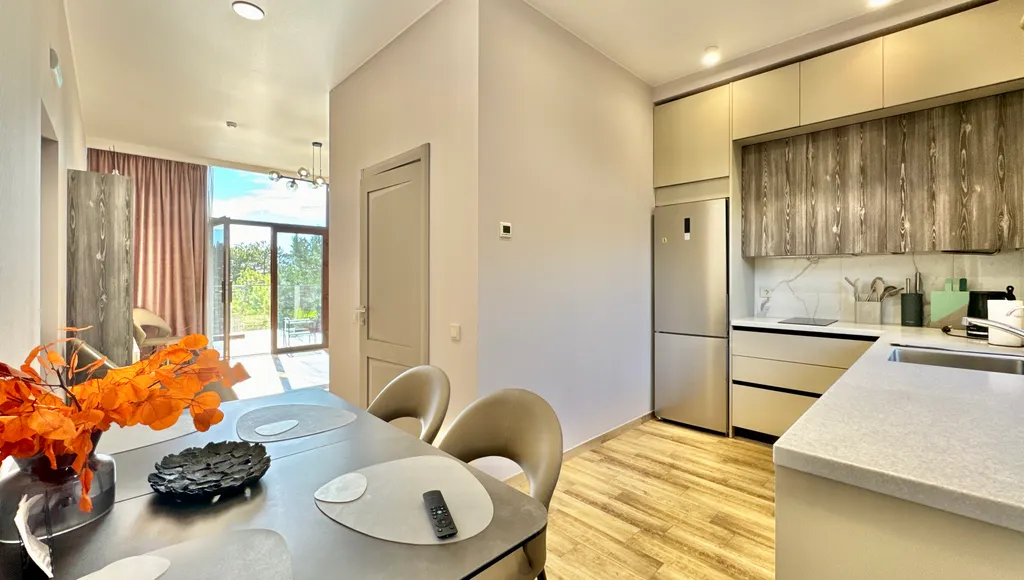 Таунхаус Панда в лесной зоне с подогреваемым бассейном и баней Кореиз