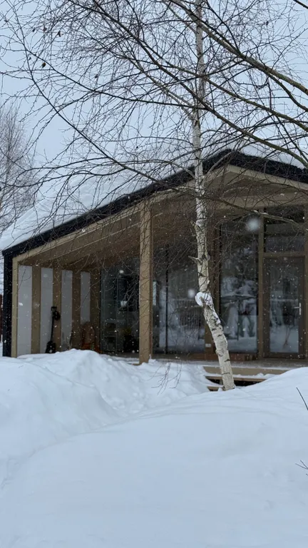 Большой новый дом с сауной и камином в элитном поселке