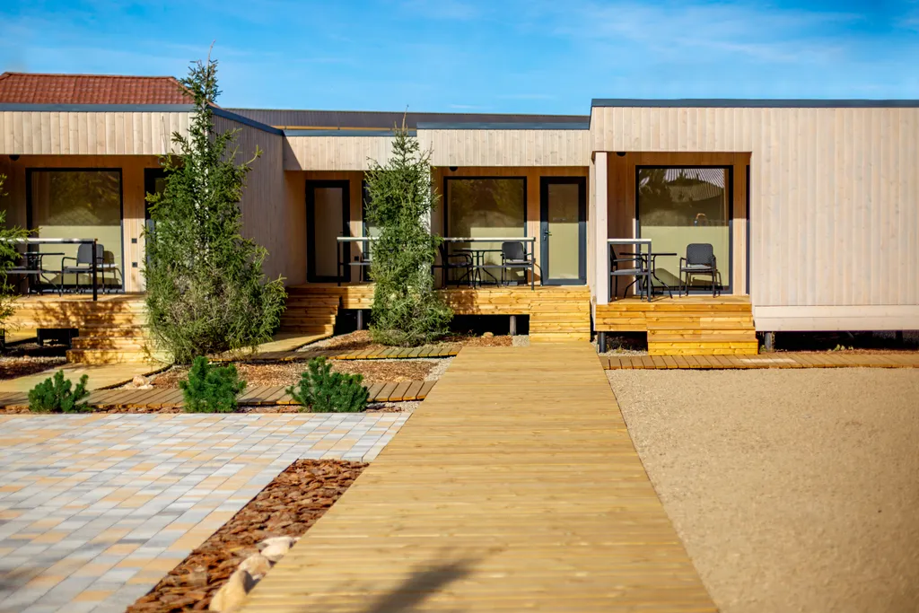 Небольшой домик с видом на Гуамское ущелье