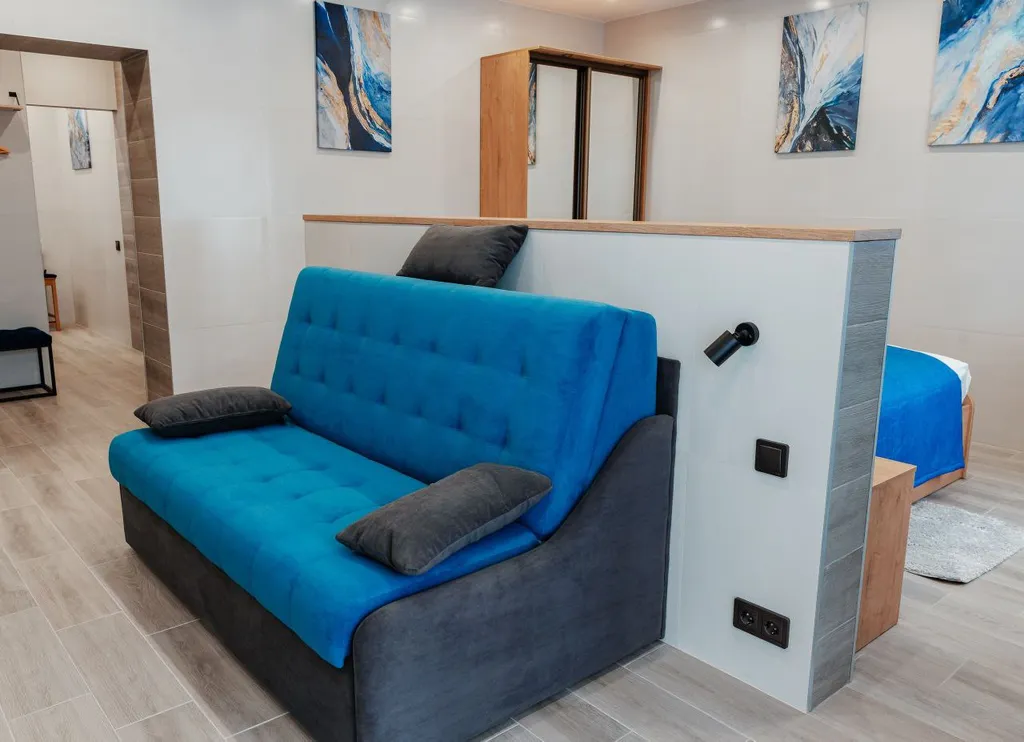 Стильная квартира в тихом районе рядом с центром города