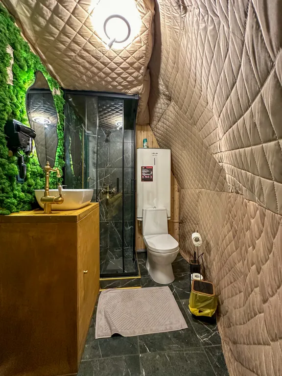 Глэмпинг 36m2 — чан, кухня, Wi-Fi