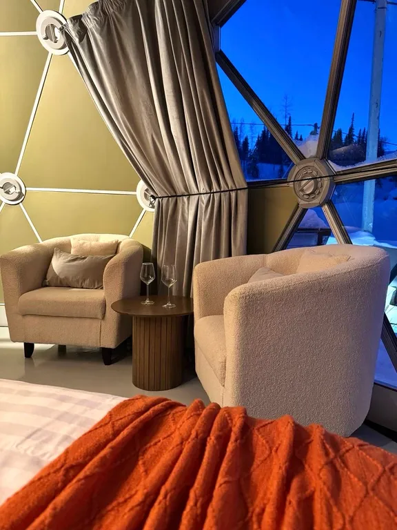 Коттедж Купольный дом «WOOD» на 4 гостя — Шерегеш