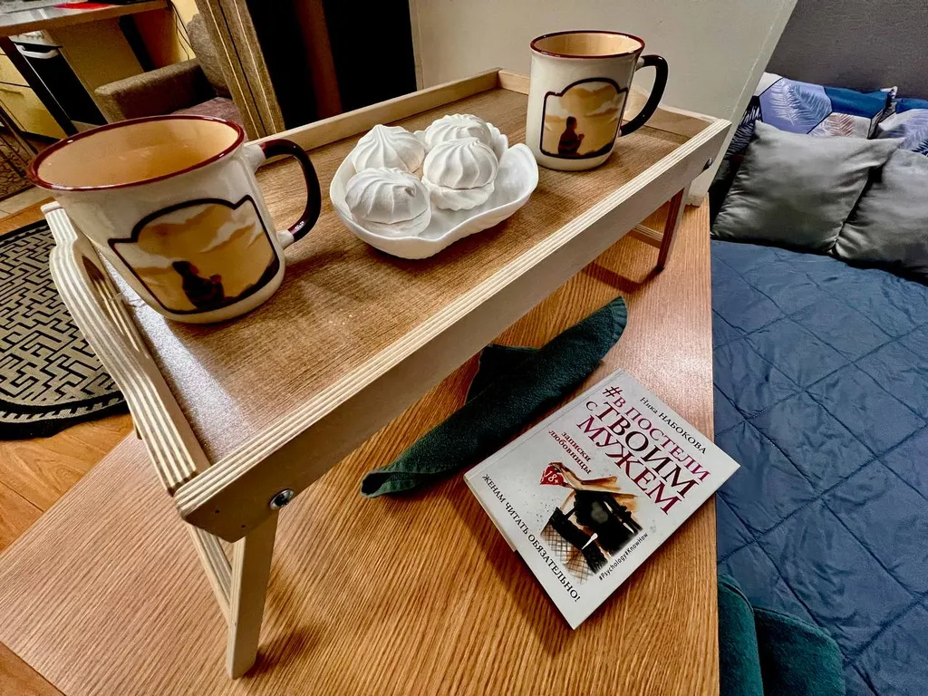 Квартира Уютная светлая студия в центре, ТЦ Вояж, парковка, кафе, аквапарк источник — Тюмень