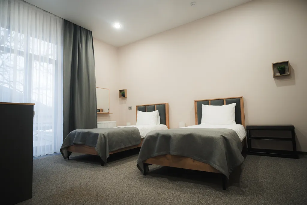 Квартира Квартира Двухместный номер с раздельными кроватями с видом на горы — Архыз