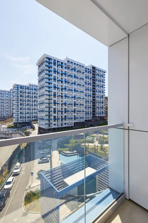 Комфортная студия с балконом