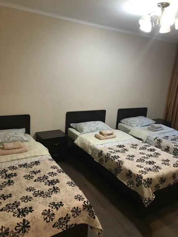 Просторная квартира с 3 отдельными кроватями