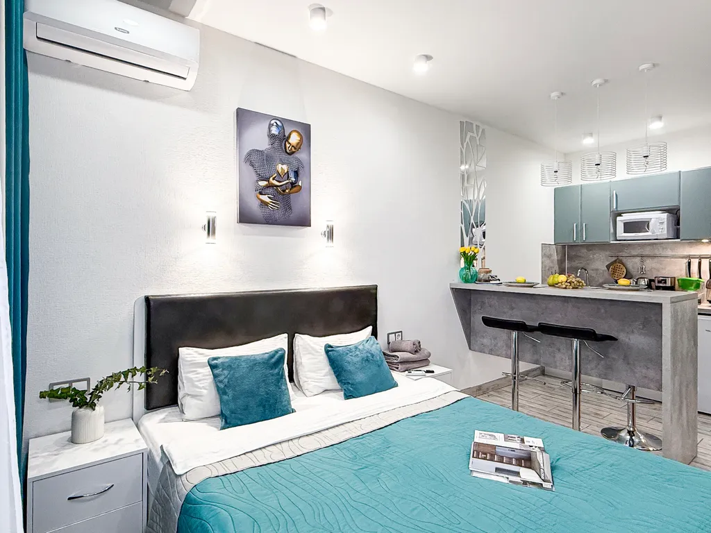 Уютная студия в центре рядом с морем