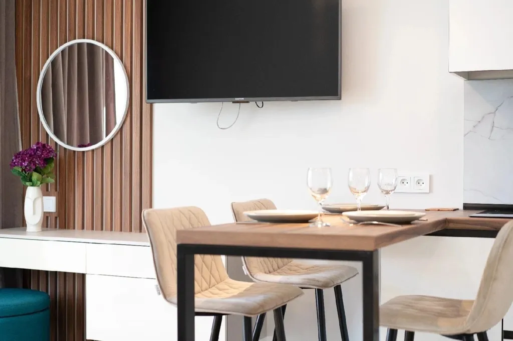 Уютные апартаменты, корпус Грибоедов, вид море/горы