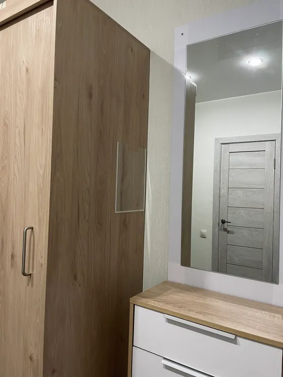 Квартира Уютная большая квартира-студия с ванной и балконом — Сапроново