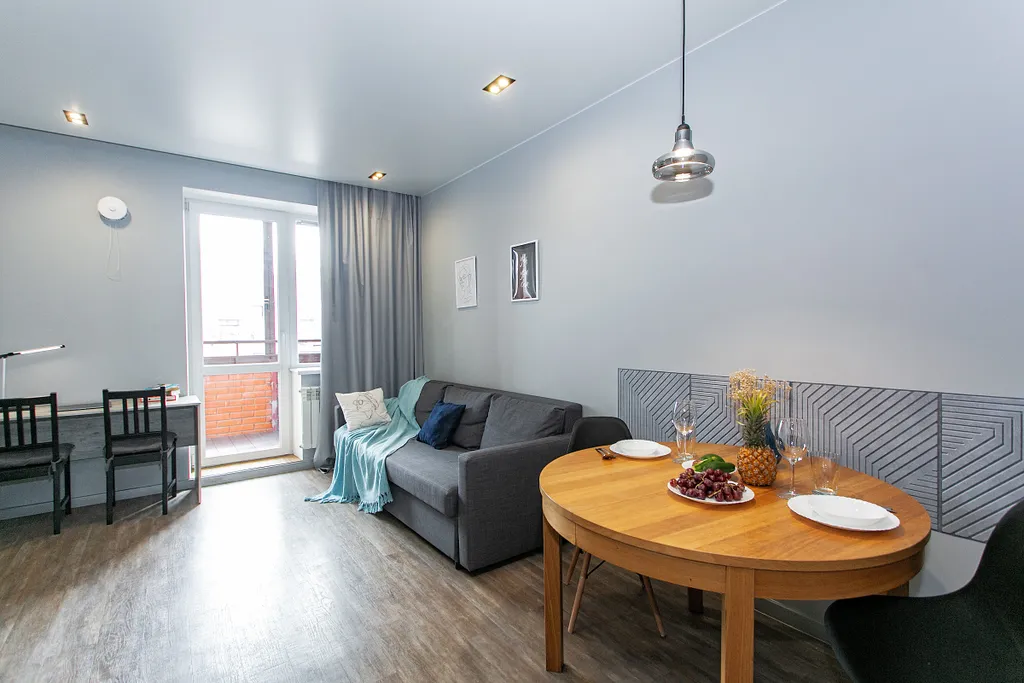 Квартира-комфорт с кондиционером и кофемашиной у Санитас и Технопарка