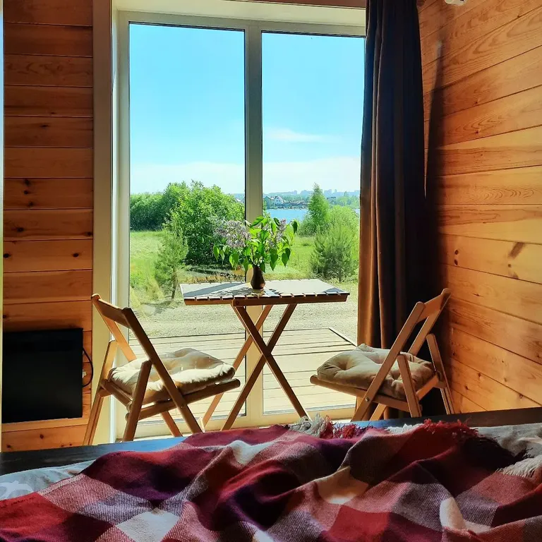 Уютный домик с сауной на берегу Ангары рядом с городом