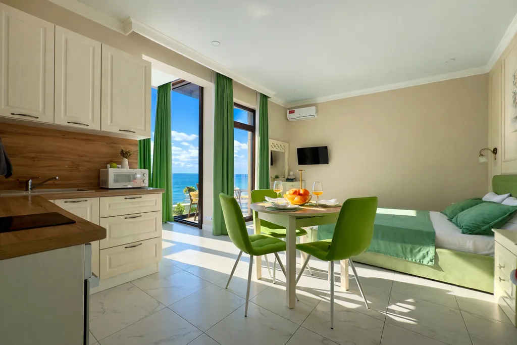 Квартира Квартира Люкс с видом на море и балконом — Лазаревское